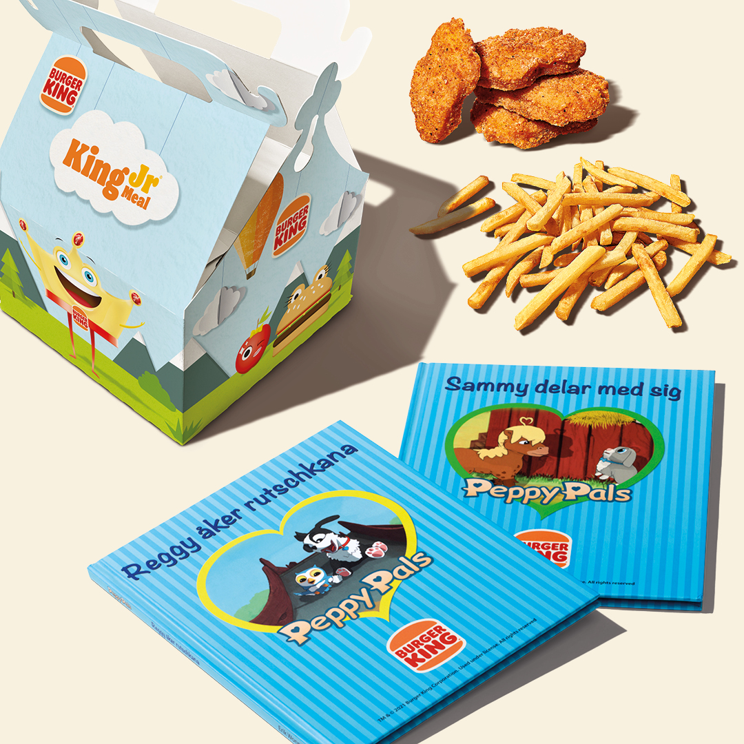 Burger King byter ut plastleksaker mot Svanenmärkta böcker